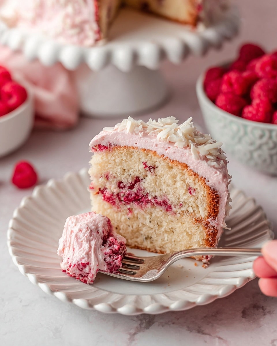 White Chocolate Raspberry Cake Recipe