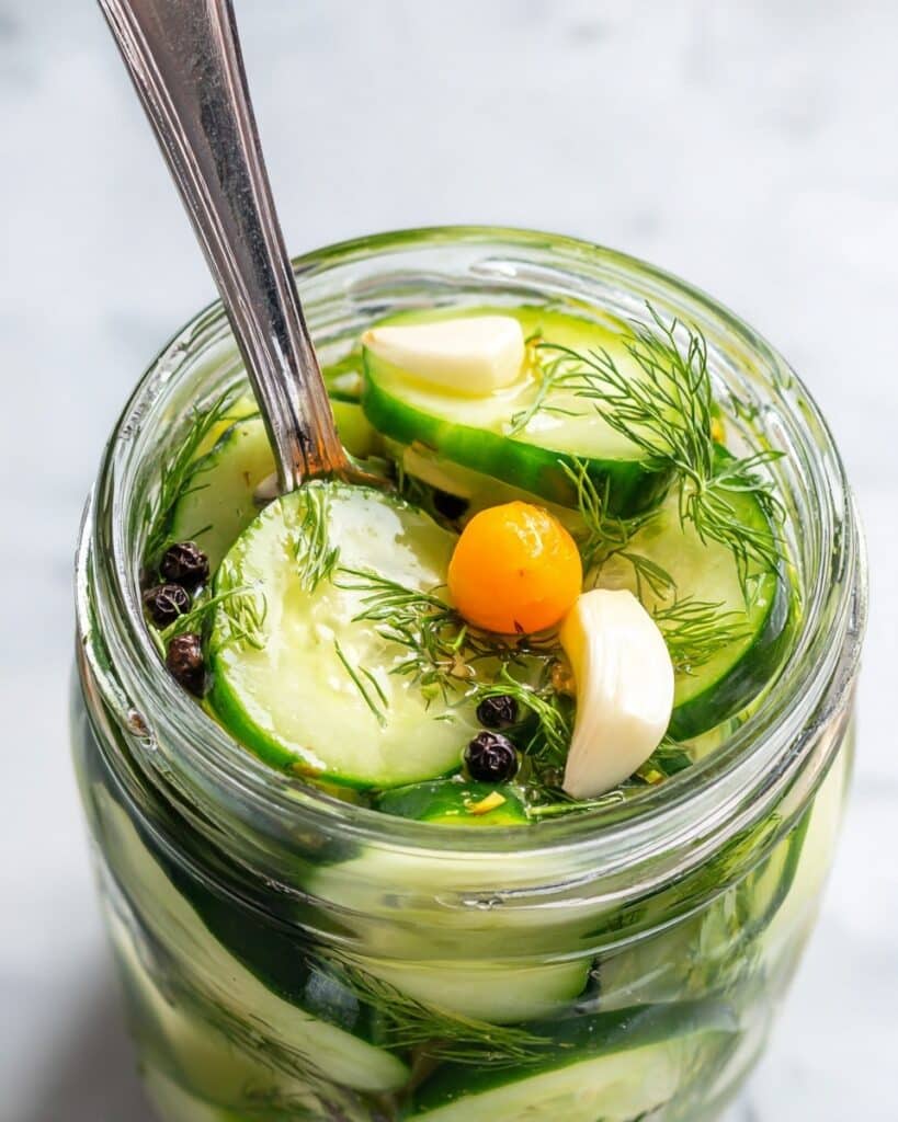 Habanero Cucumber Quick Pickles Recipe