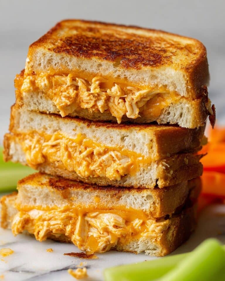 Buffalo Chicken Grilled Cheese Recipe