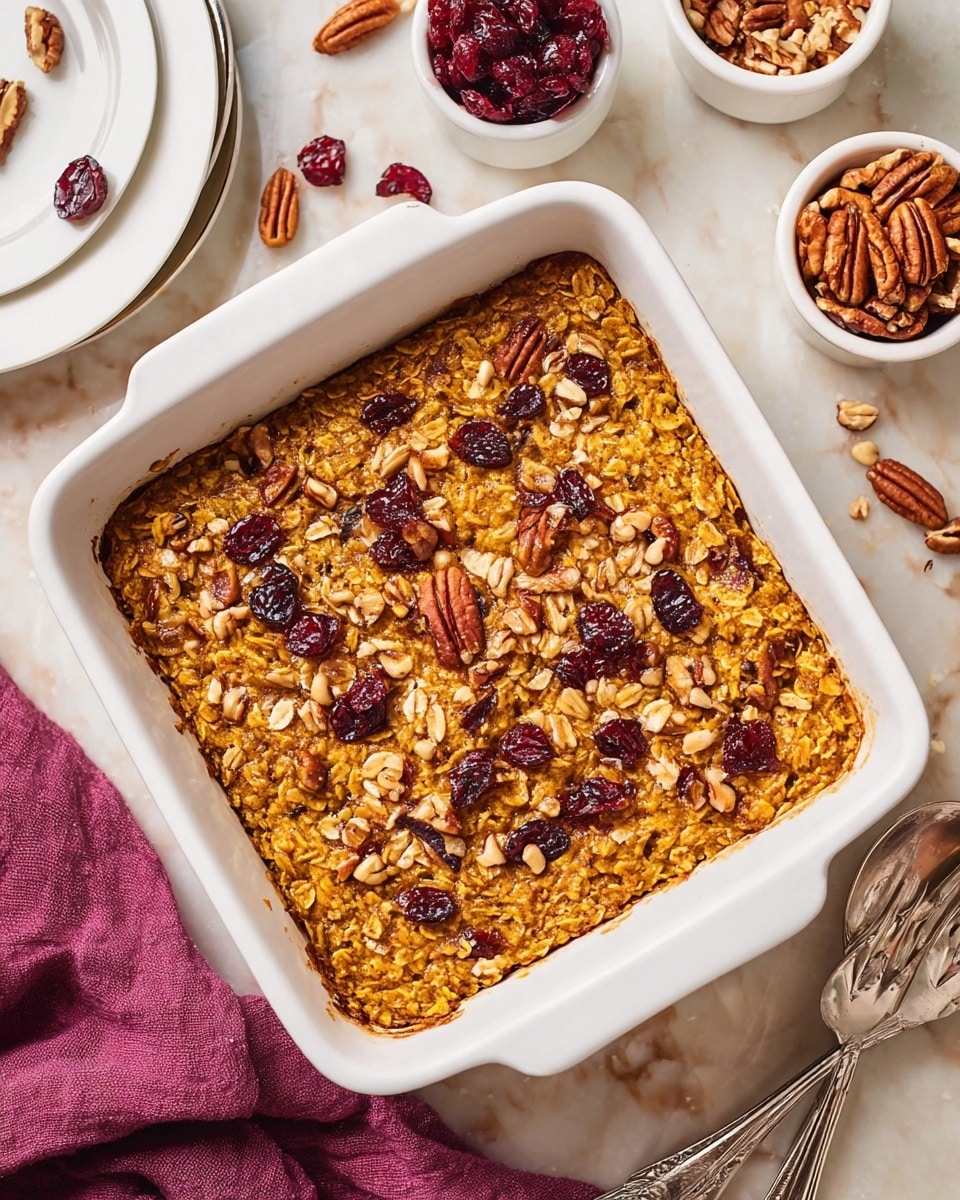 Pumpkin Baked Oatmeal Recipe