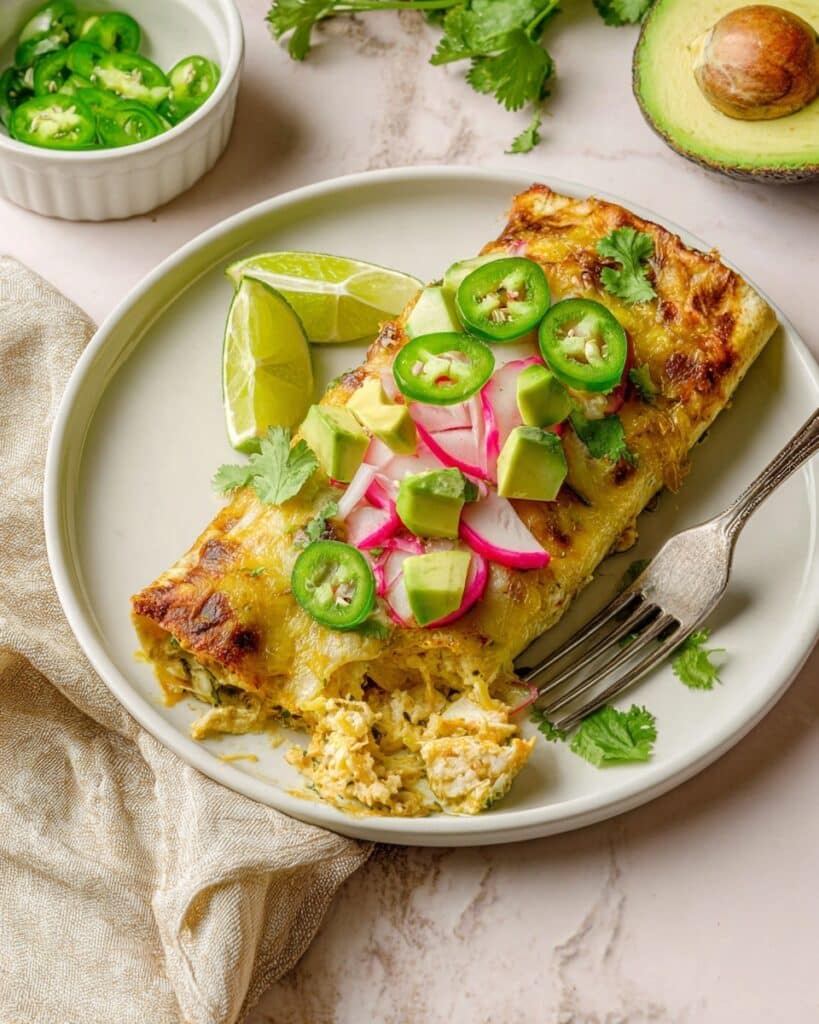 Ground Turkey Enchiladas with Green Sauce Recipe
