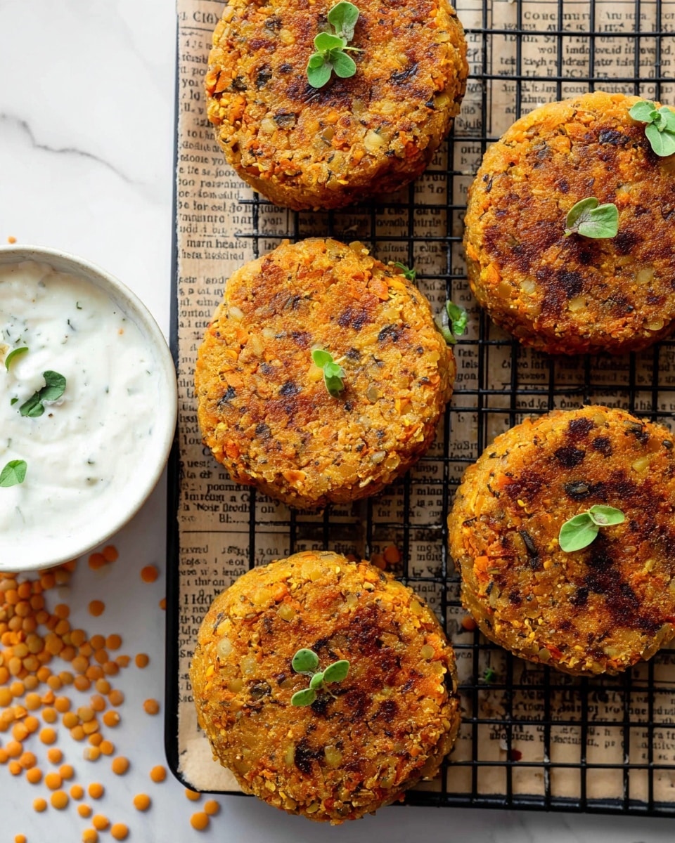 Crispy Lentil Patties Recipe