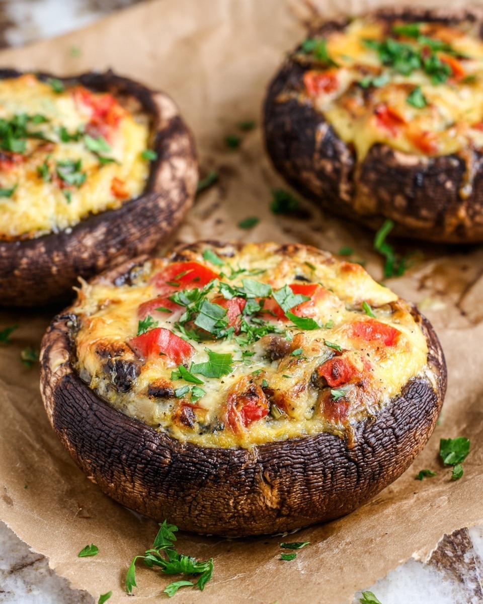 The Best Stuffed Portobello Mushrooms Recipe