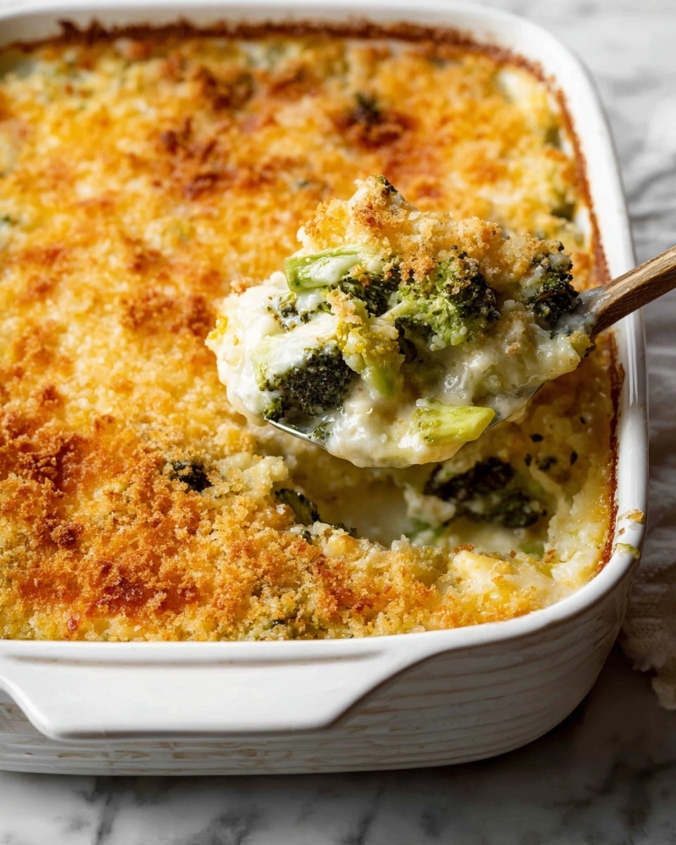 Cheesy Broccoli Rice Casserole Recipe
