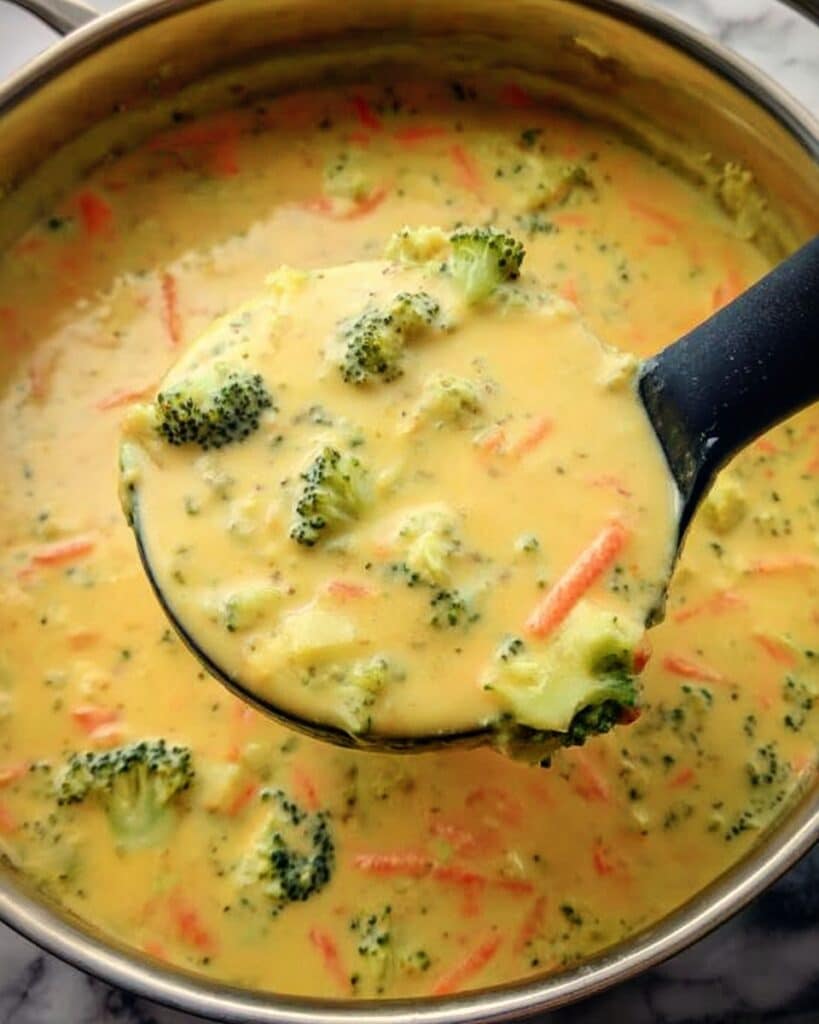Best Broccoli Cheddar Soup Recipe