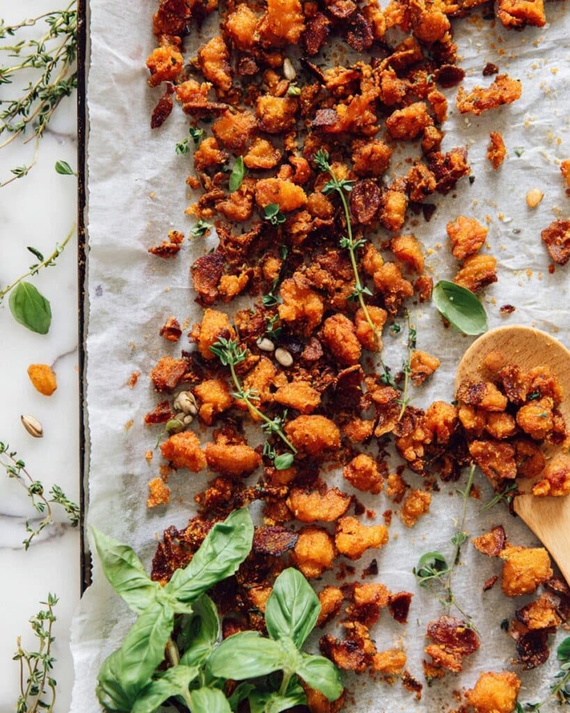 Crispy Baked Tofu with Italian Herbs Recipe