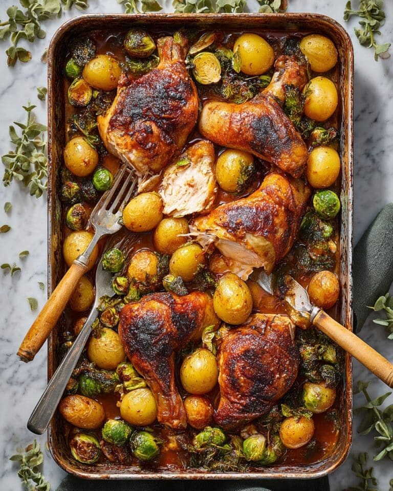 Sheet Pan Maple Apple Chicken and Veggies Recipe