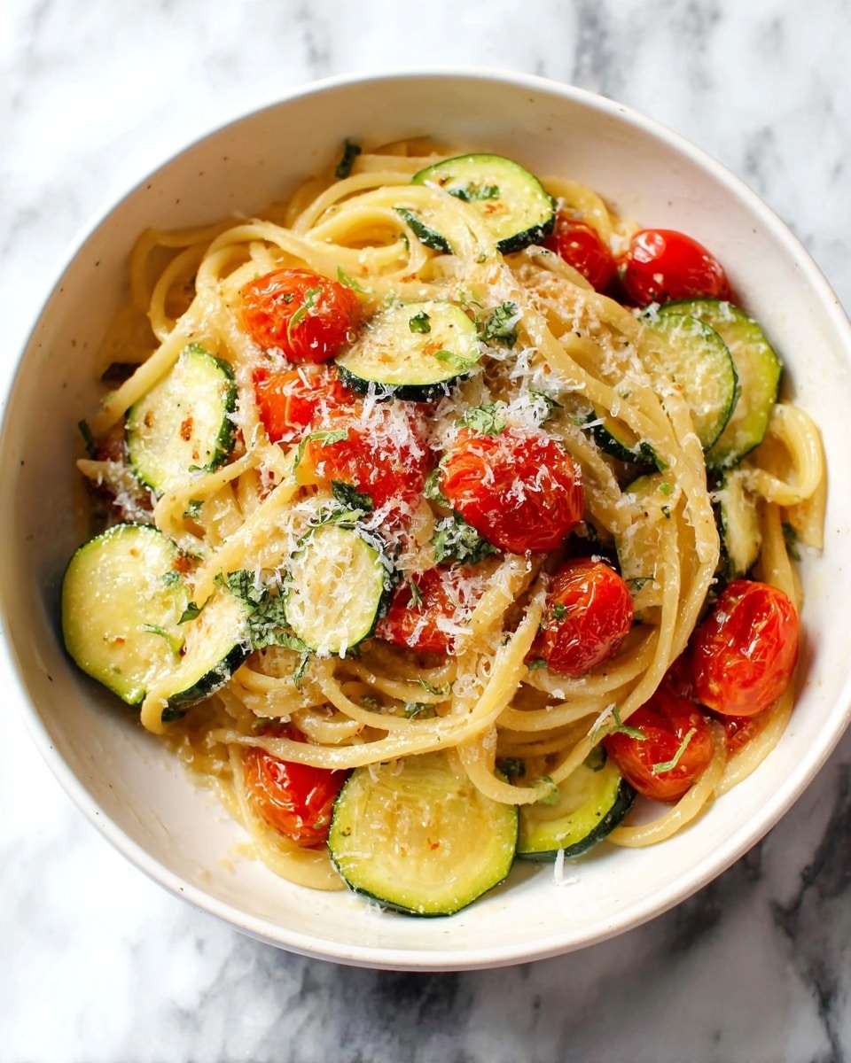 Zucchini Tomato Pasta Recipe