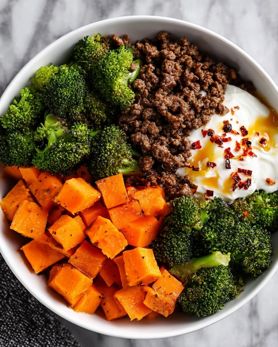 Hot Honey Ground Beef Bowls Recipe