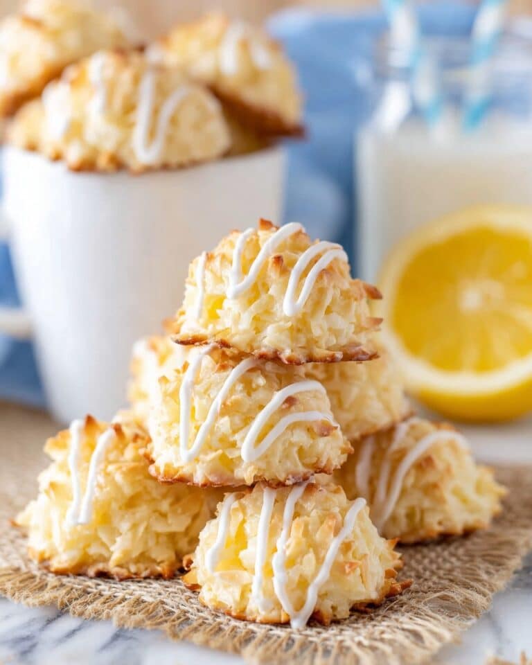 Lemon Coconut Macaroons Recipe