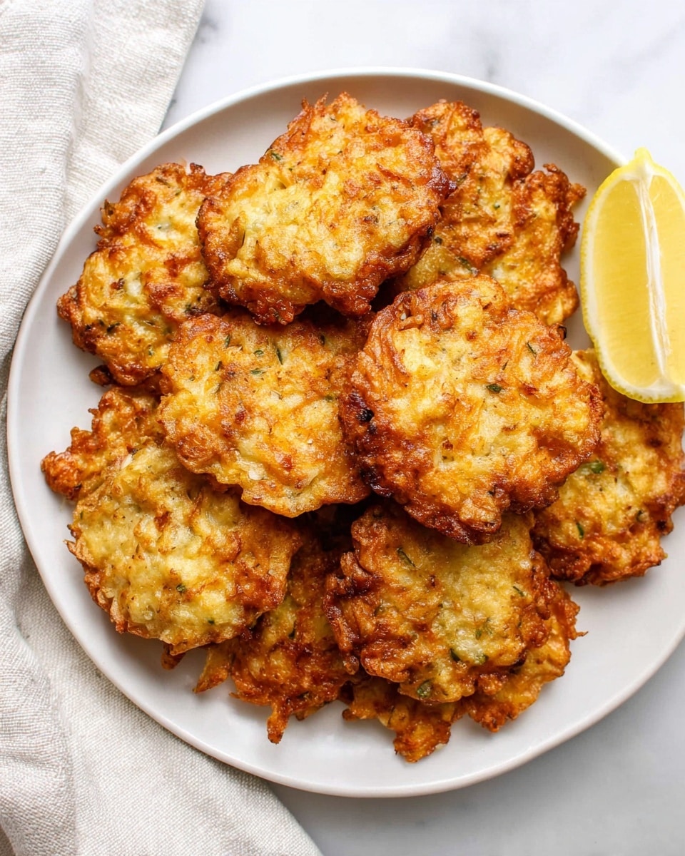 Creamy Chicken Fritters with Mozzarella and Dill Recipe